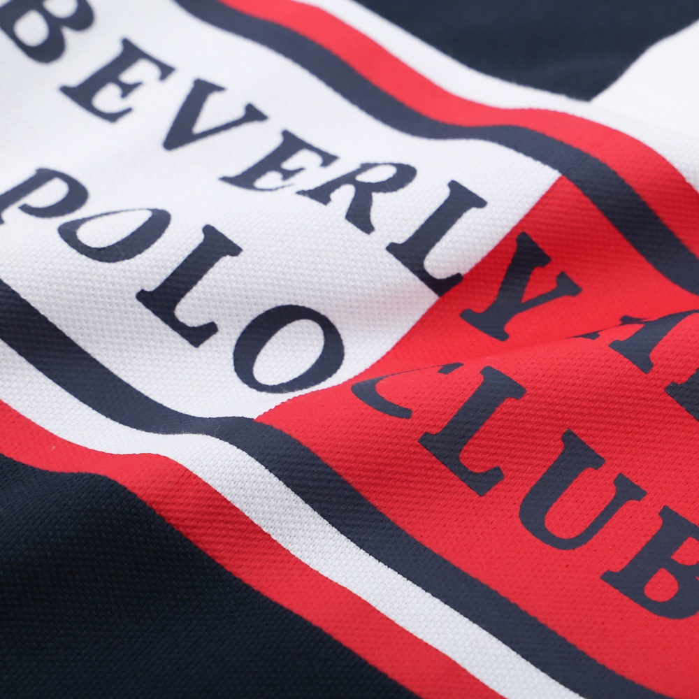 Beverly Hills Polo Club - Áo polo Áo polo dài tay Nam Regular Fit Navy đậm phối DNM- BHPC PMRLW21TL034