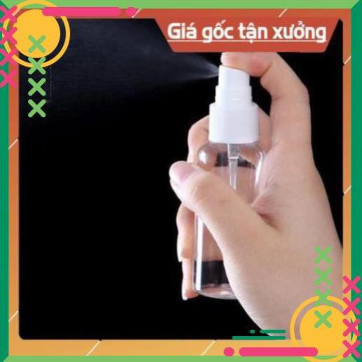 Chai Xịt Phun Sương ❤ RẺ VÔ ĐỊCH ❤ [50ml] Chai lọ nhựa pet xịt phun sương , chai lọ chiết nước hoa , phụ kiện du lịch