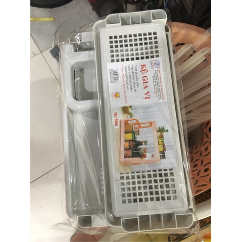 Kệ gia vị nhà bếp thông minh 2 tầng,đa năng, tháo lắp tiện lợi , giá rẻ.