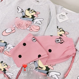 BỘ COTTON MICKY SIÊU YÊU CHO BÉ GÁI