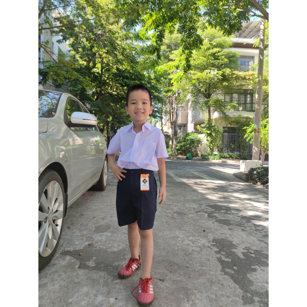 Quần áo học sinh - Đồng phục học sinh nam - Quần short học sinh bé trai cấp 1 - Danangsale