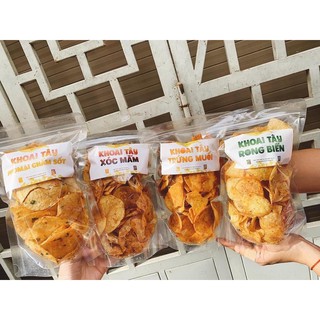 khoai tây lắc ngũ vị (rong biển, phomai, xóc mắm,trứng muối, sate)