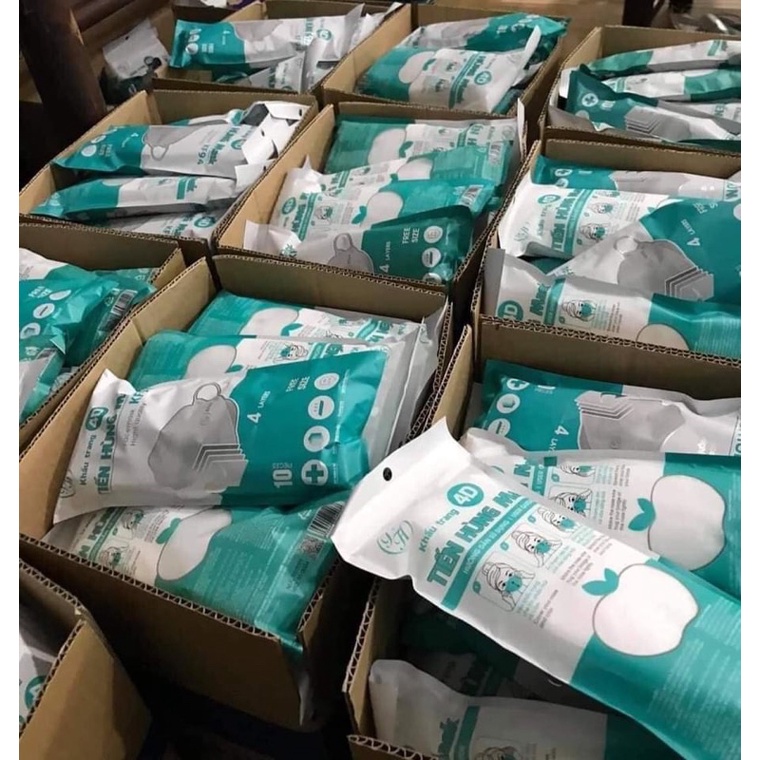 THÙNG 300 KHẨU TRANG NGƯỜI LỚN CAO CẤP KHÁNG KHUẨN 4D KF94 | BigBuy360 - bigbuy360.vn