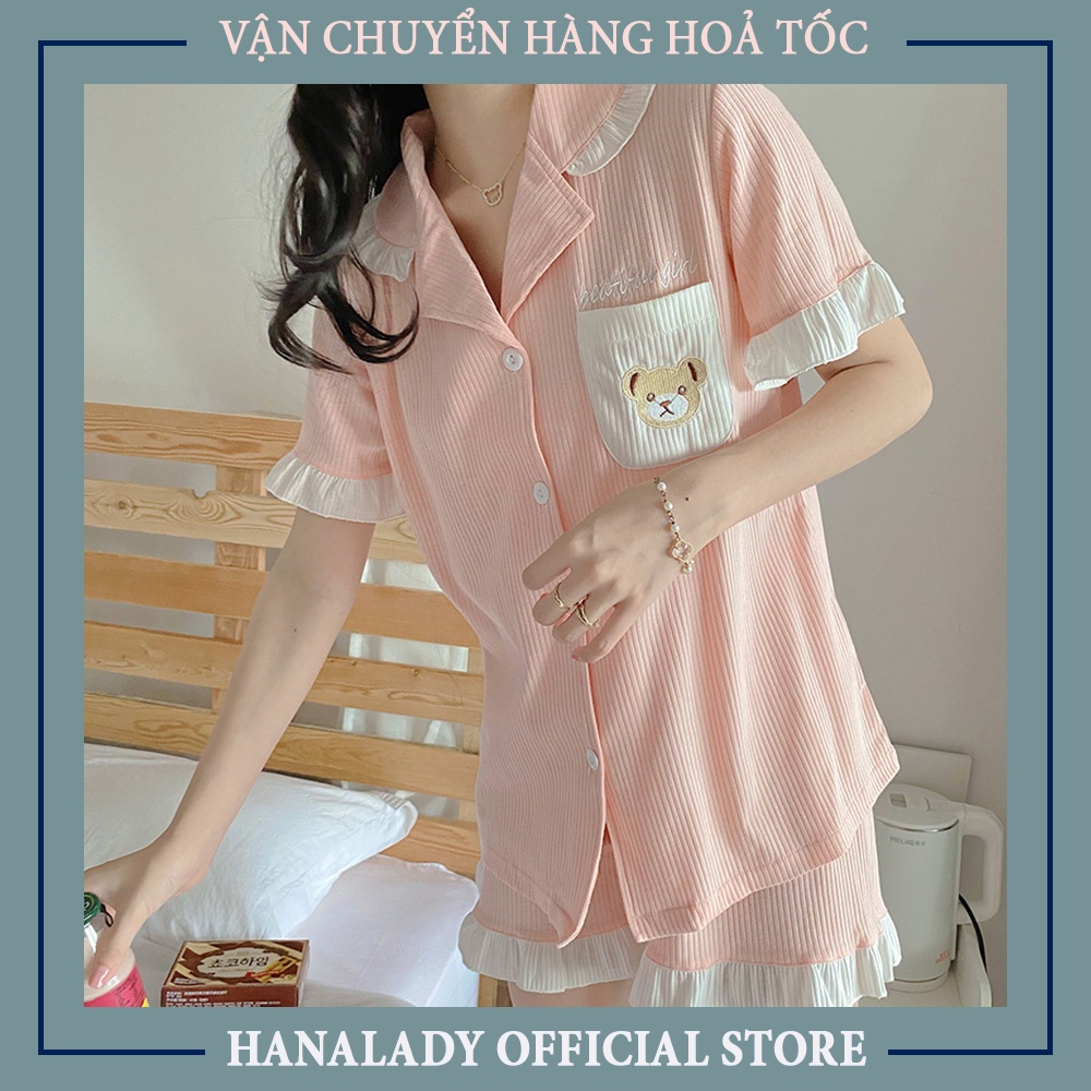 Pyjama túi hình gấu bèo cociu thun cotton thoáng mát dễ chịu, đồ ngủ pyjama, đồ ngủ P511