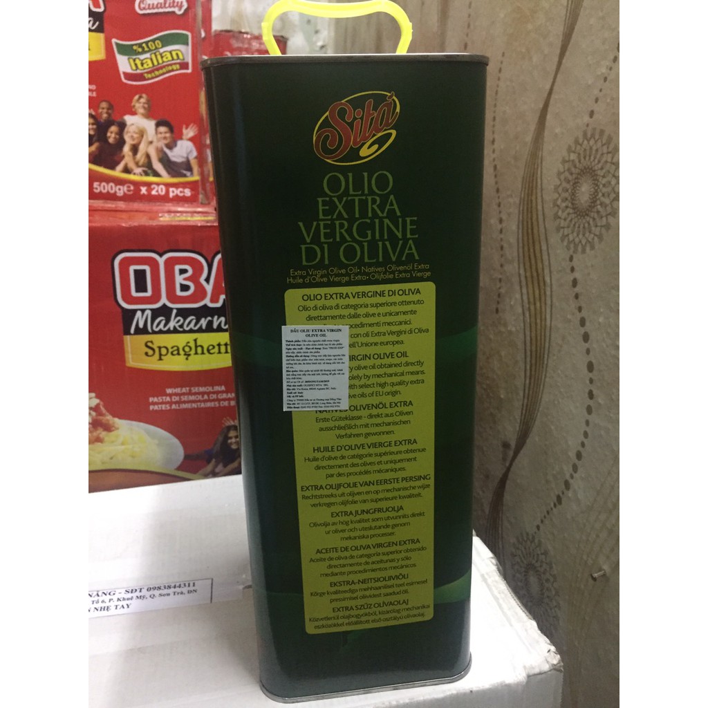 Dầu Oliu Extra Virgin Olive Oil (5lit)