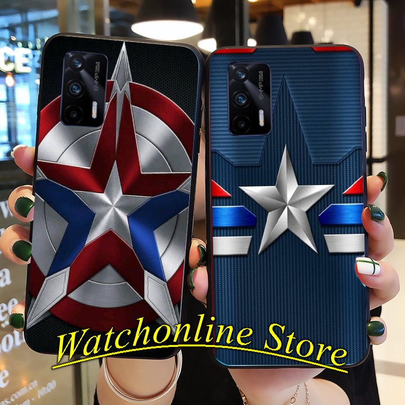 Ốp lưng phủ bóng Realme Q3 Realme Q3 pro Realme GT Realme GT NEO Realme C12 C15 Realme C17 Realme 7i họa tiết Avenger P1