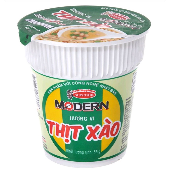 1 ly Mì Modern thịt xào ly 65g