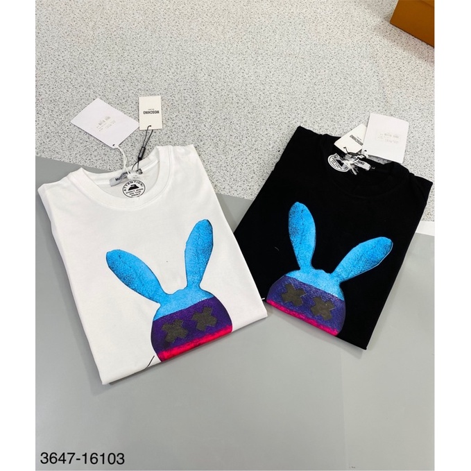 Áo phông in hình con thỏ - Áo thời trang nam siêu đỉnh - Áo đôi nam nữ hót hítt