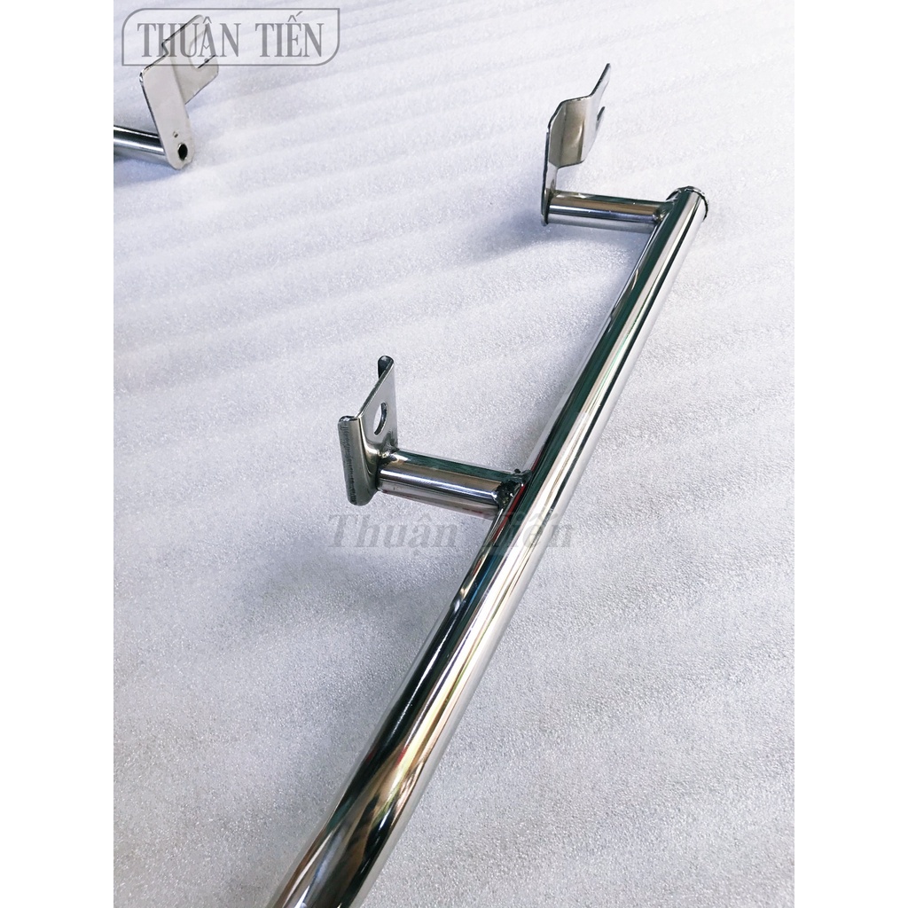 CẢNG WAVE INOX GỌNG TRÒN DÀY 19 LY, INOX KHÔNG HÍCH, MẪU TRÒN LẠ MẮT, DÙNG CHO WAVE NHỎ MẪU THÁI