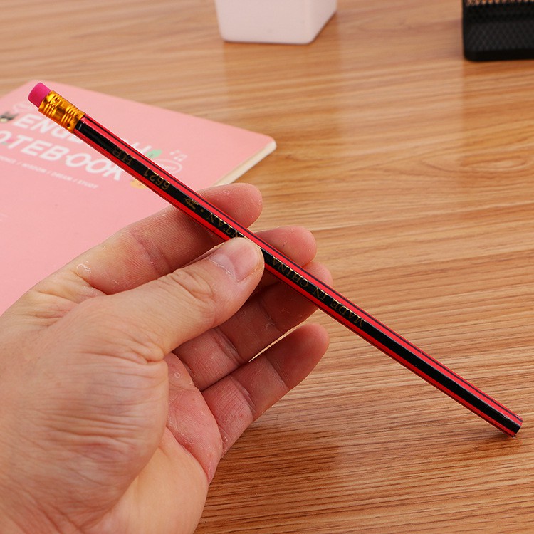 Bút chì HB một đầu tẩy phù hợp cho văn phòng/học sinh ngòi chì rõ ràng đậm nét nhiều mẫu khác nhau tùy chọn BMbooks