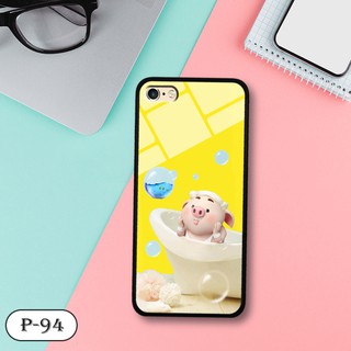 Ốp kính in hình cute Iphone 6 Plus