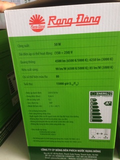 Bóng điện led rạng đông 50w