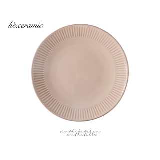 Hè.ceramic / dĩa gốm sứ màu cà phê sữa cofin. bộ chén dĩa phong cách bắc âu.