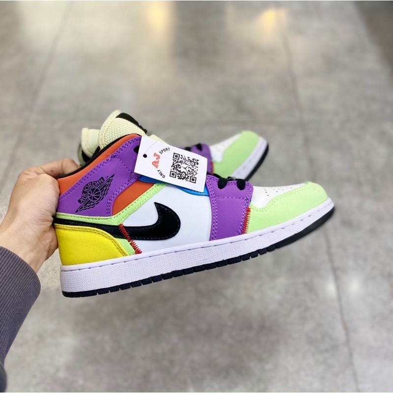 GIÀY THỂ THAO JD MID 7 màu multicolor NAM nữ + FREESHIP