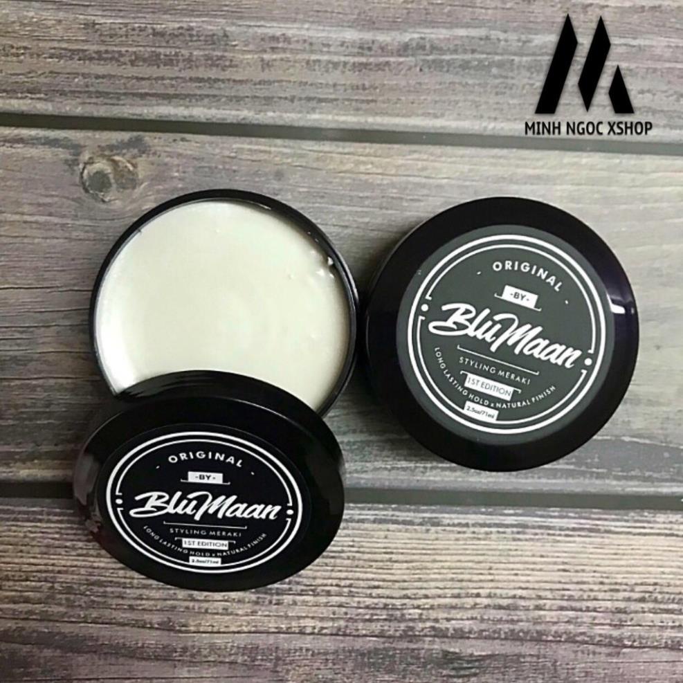 Sáp, Wax vuốt tóc BLUMAN ORIGINAL ĐEN  100gr tạo kiểu giữ nếp cho tóc. HÀNG CHÍNH HÃNG .