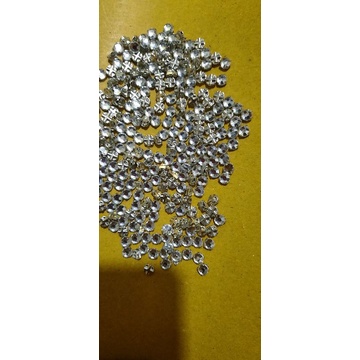100 hạt đá xoàn xịn 3mm kết trang trí lấp lánh