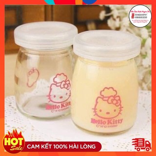 12 hũ thủy tinh làm sữa chua có nap