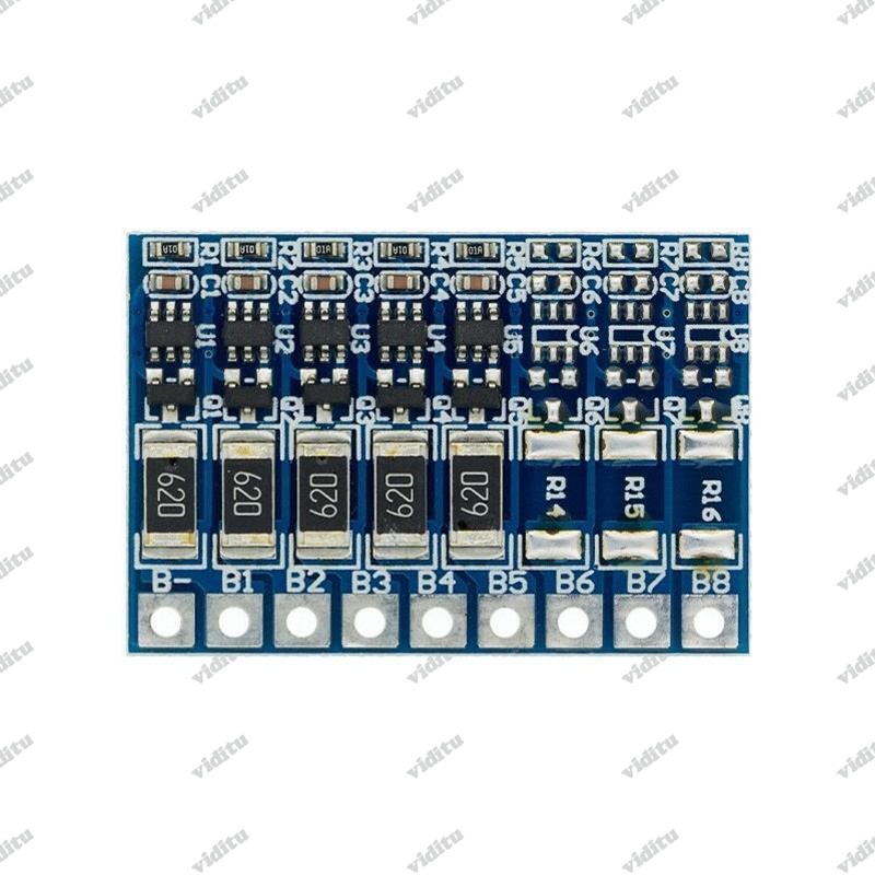 Mạch cân bằng 3S 4S 5S 6S 7S 8S thụ động bảo vệ pin Li-ion lithium 18650 4.2V 68mA - 18650 Li-ion battery Balance