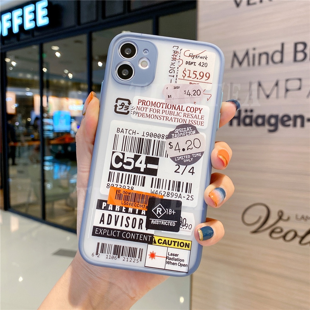 Ốp điện thoại mặt nhám thời trang bảo vệ camera cho Xiaomi Redmi 10 Note 10 Pro 9T 9A 9C 10S 9S 9 8 7Pro Poco X3 NFC | BigBuy360 - bigbuy360.vn
