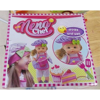 Búp Bê Đầu Bếp Nena Bambolina 36cm