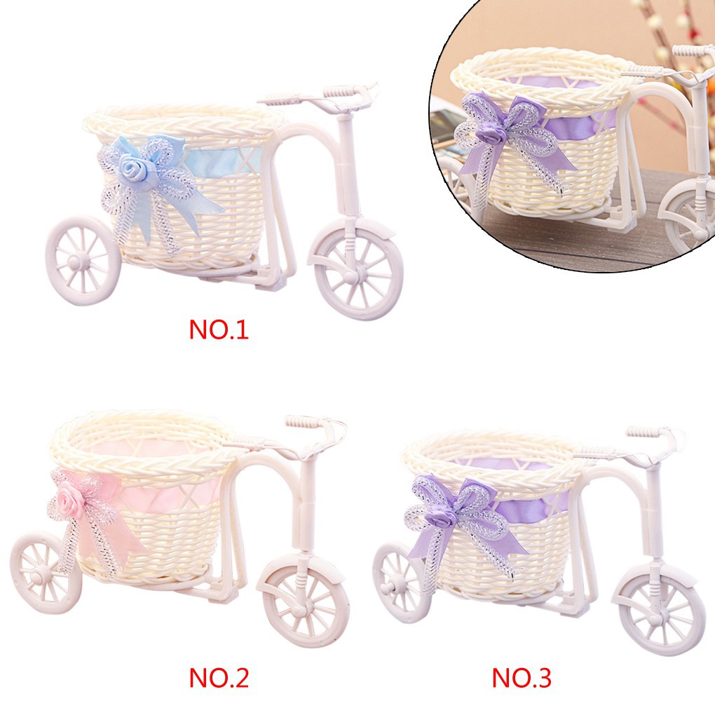 Lọ hoa dạng đứng thiết kế hình chiếc xe đạp