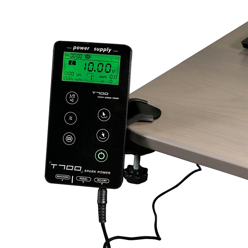 Bộ Nguồn Điện T700 Màn Hình LCD Kỹ Thuật Số Thông Minh Cho Máy Xăm Hình Trang Điểm