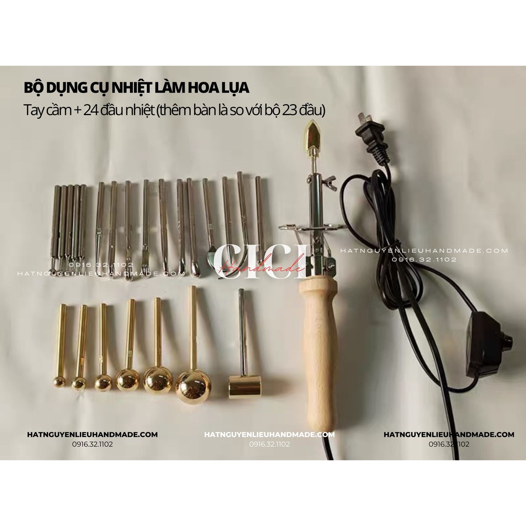 Giá để bộ dụng cụ nhiệt hoa Cici Handmade nguyên liệu DIY hạt đính kết, hạt pha lê hạt cườm đính