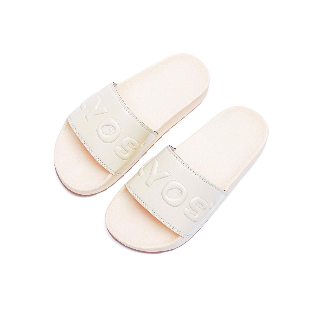 Dép LYOS Padded Slippers Đen/ Kem