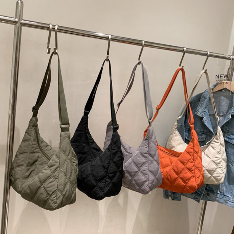 Túi Xách Cotton Cỡ Lớn Họa Tiết Kim Cương Thời Trang