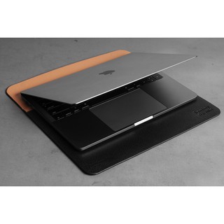 Bao da cao cấp cho Macbook Tommy Town đen