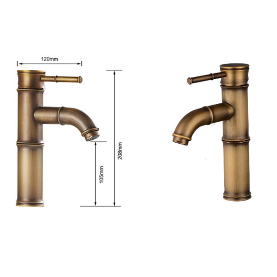 Vòi Lavabo nóng lạnh phong cách giả cổ - style 2 | BigBuy360 - bigbuy360.vn