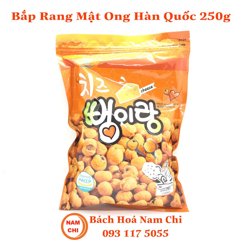 Bắp Rang Mật Ong - Phô Mai Hàn Quốc Goongchi 250g