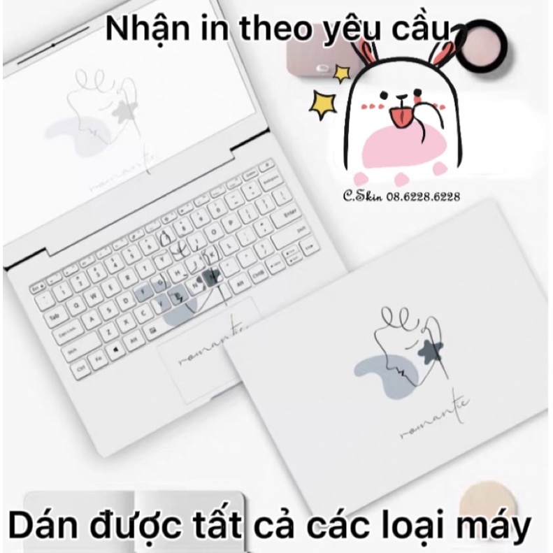Skin - Decal Laptop Siêu Đẹp Mẫu G015- Dán Khớp mọi loại máy - Có In hình theo yêu cầu