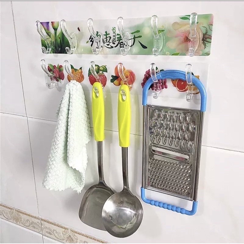 Thanh treo móc dán tường cường lực siêu chắc chắn