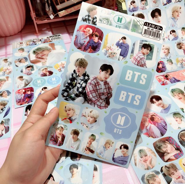 Sticker Dán BT21 và Sticker BTS Giá Siêu Rẻ