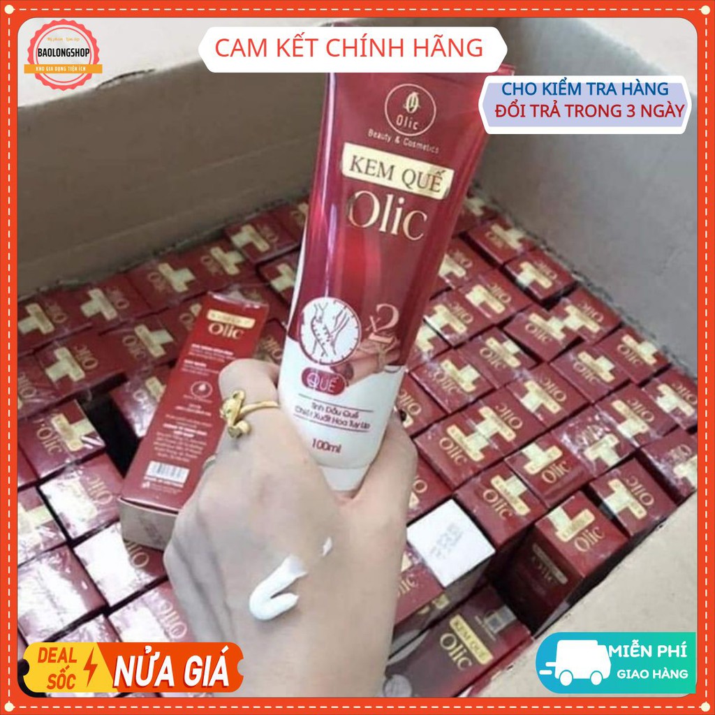 (chuyên sỉ) KEM TAN MỠ OLIC - Đánh tan mỡ thừa bụng, mông, đùi, cánh tay 100ml