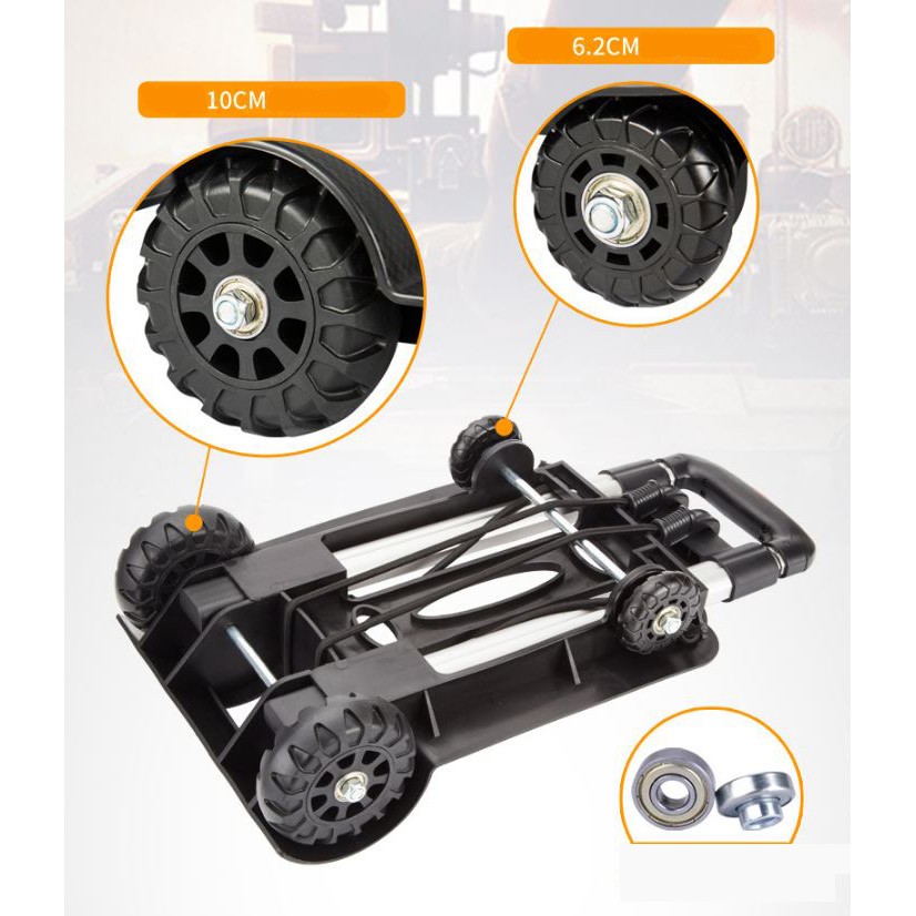 Xe đẩy hàng 715B 4 bánh xếp gọn