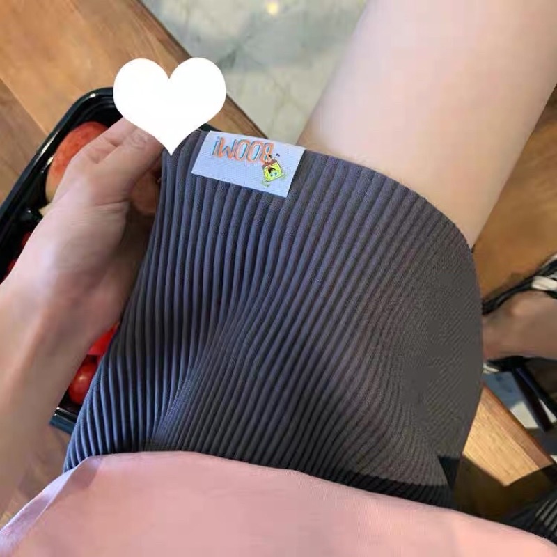 Quần thun lửng gân