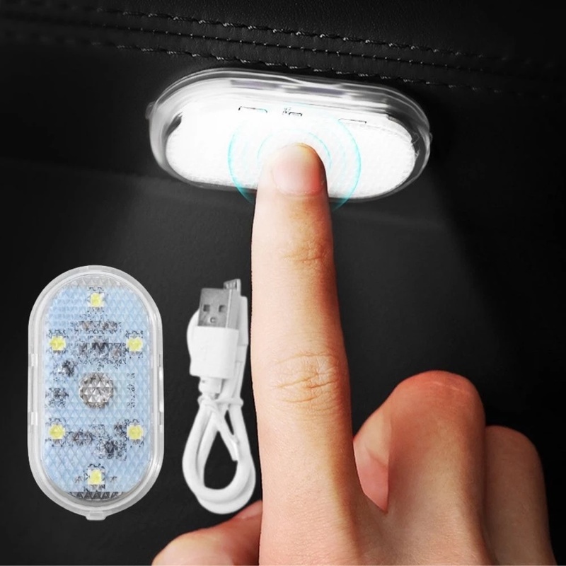 Đèn LED Đọc Sách Mini Sạc USB Trang Trí Nội Thất Xe Hơi
