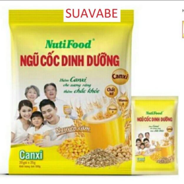 ngũ cốc dinh dưỡng NutiFood Canxi 25g x 20 gói