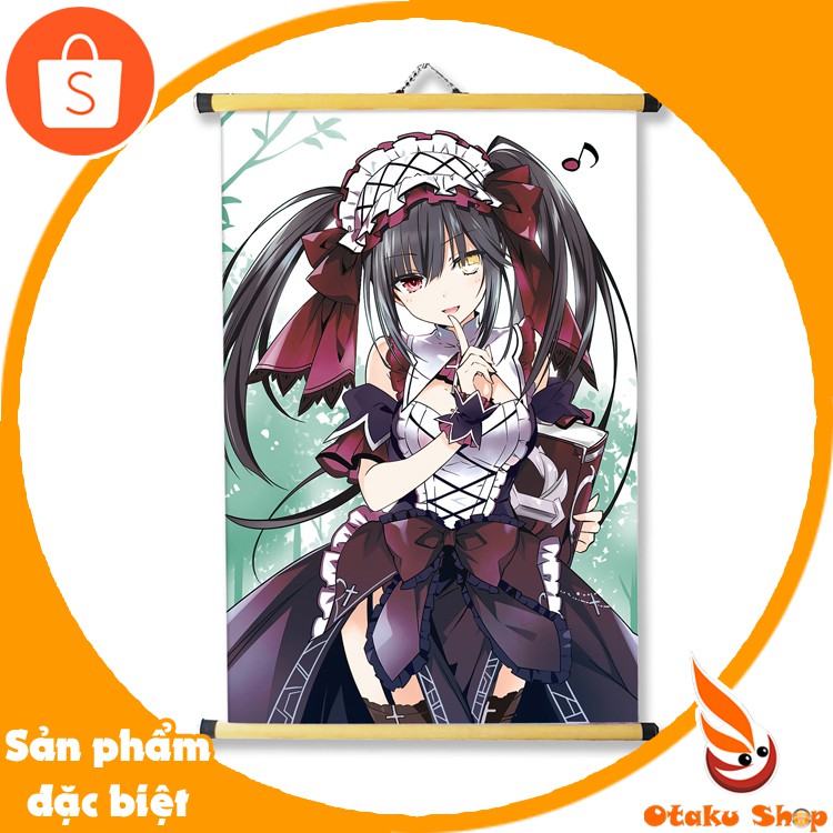 Tranh Treo vải A2 trang trí phòng in hình Anime Date A Live - Otakushop