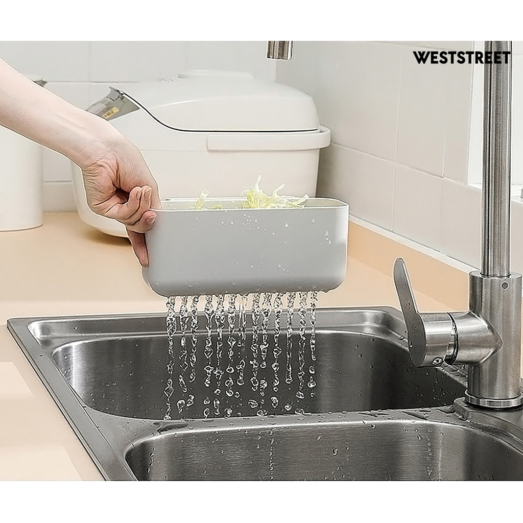 Giá Đỡ Đựng Mút Rửa Chén Ráo Nước Đa Năng Không Cần Đục Lỗ Cho Nhà Bếp