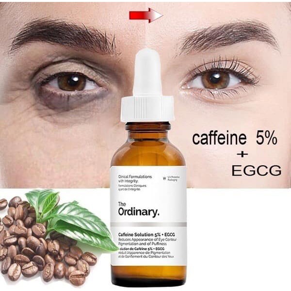 Serum Trị Quầng Thâm Mắt The Ordinary Caffeine Solution 5% + EGCG 30ml