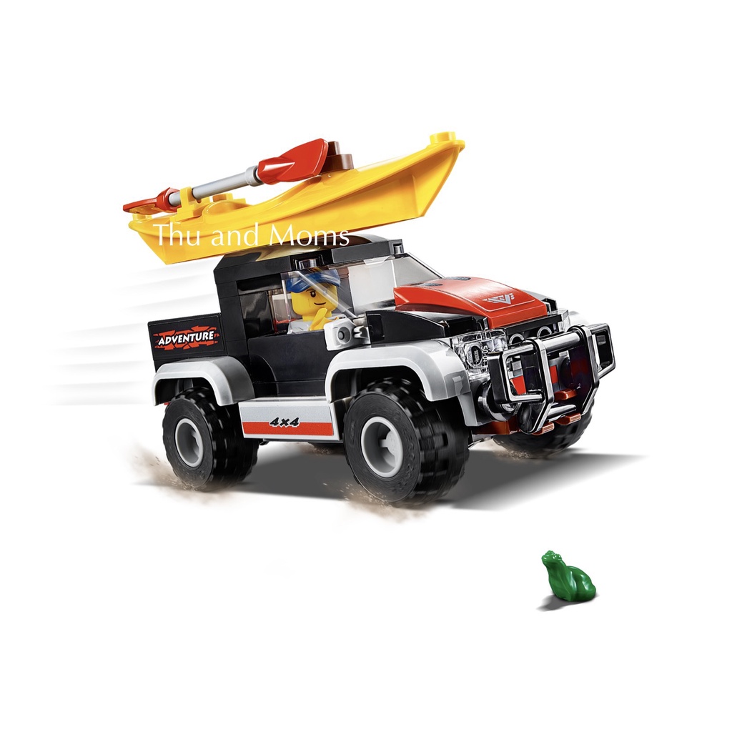 Lego City 60240 xe chở thuyền Kayak