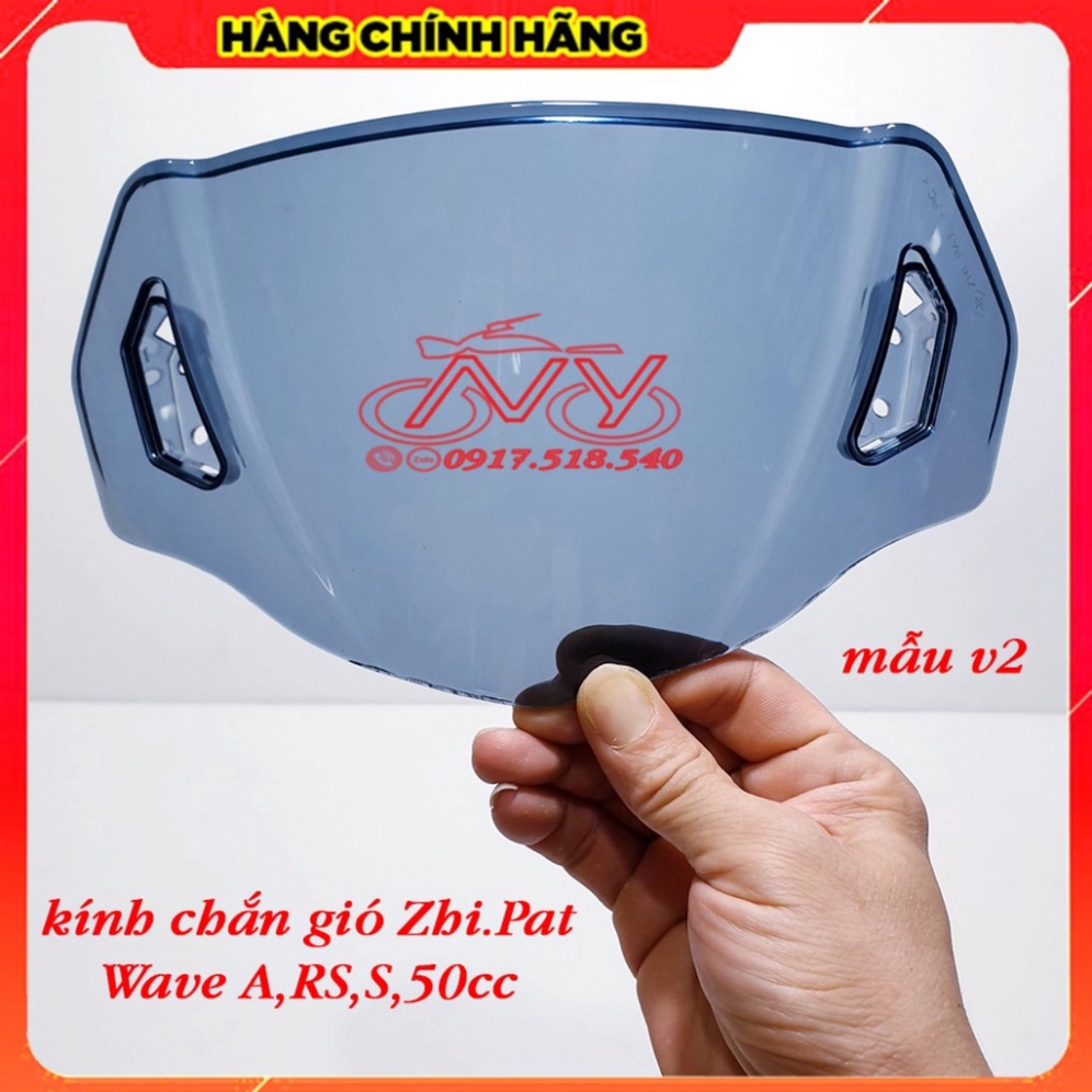 Kính chắn gió (Mão Đầu Đèn) Zhipat cho Exciter 150/135, Wave A 110/100, Wave RSX, Winner, Winner X, Sirius . (ảnh thật)