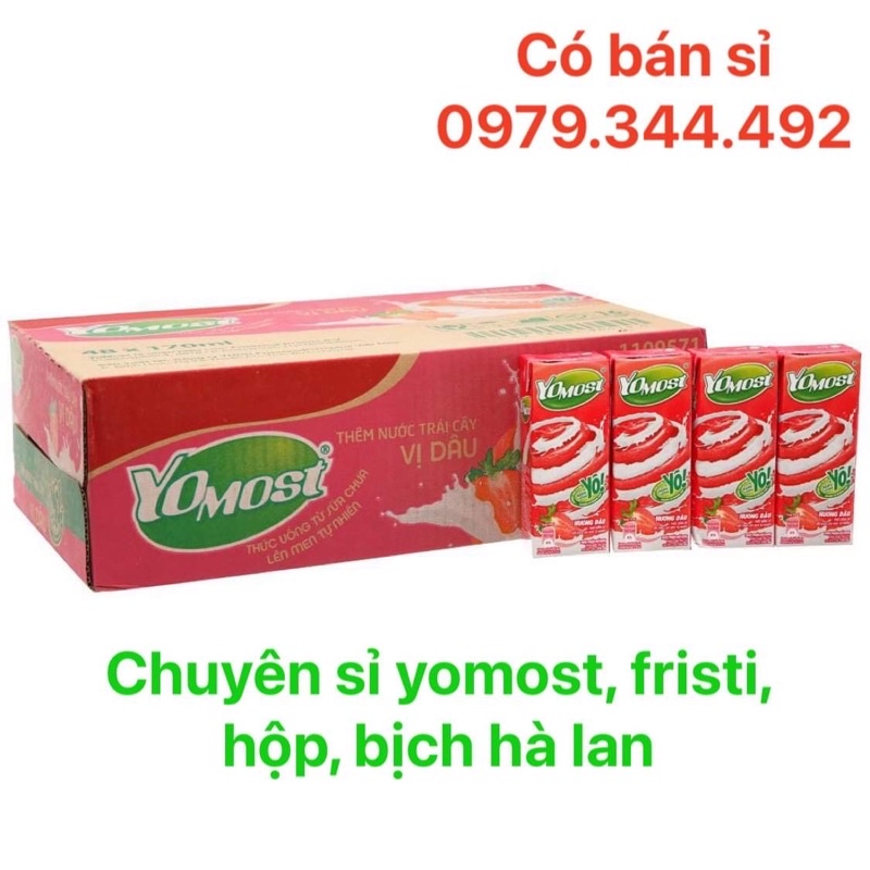 SỮA CHUA UỐNG YOMOST DÂU 170ml-48h/thung