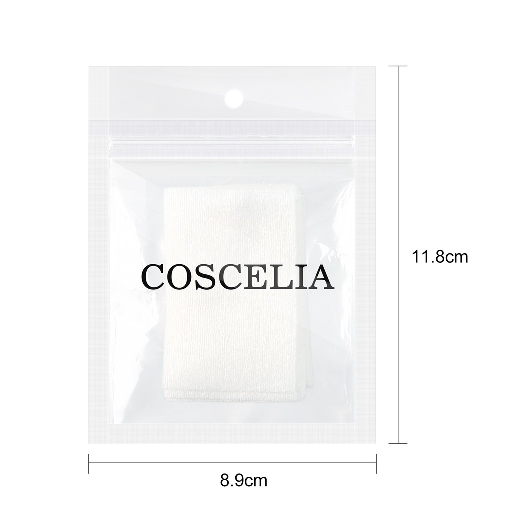 [Hàng mới về] Bộ 100 miếng khăn cotton bọc tẩy sơn móng tay Coscelia