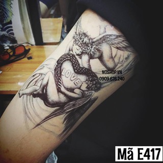 Hình Xăm Dán Thiên Thần - E417