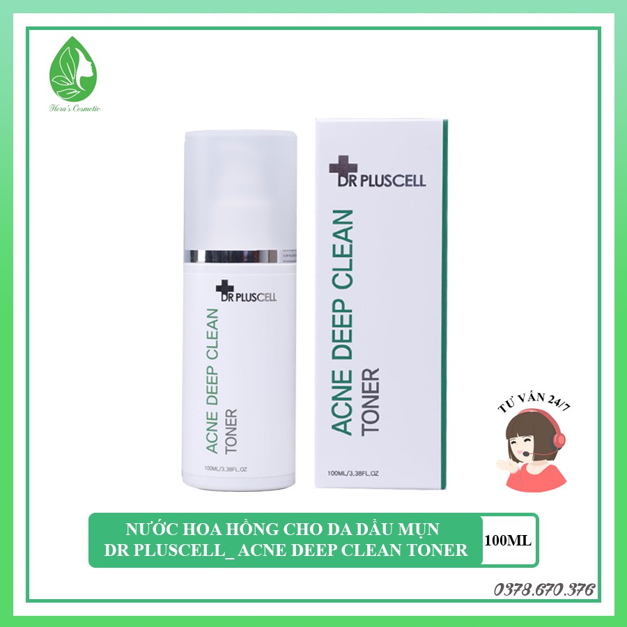 Nước hoa hồng Dr Pluscell cho da mụn_ Ance deep clean toner