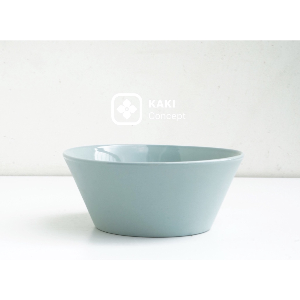 Bát sứ trộn salad - Bộ bát nhiều màu trơn Kaki Concept